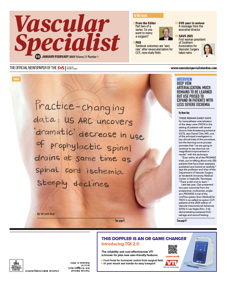 Vascular Specialist–January/February 2025