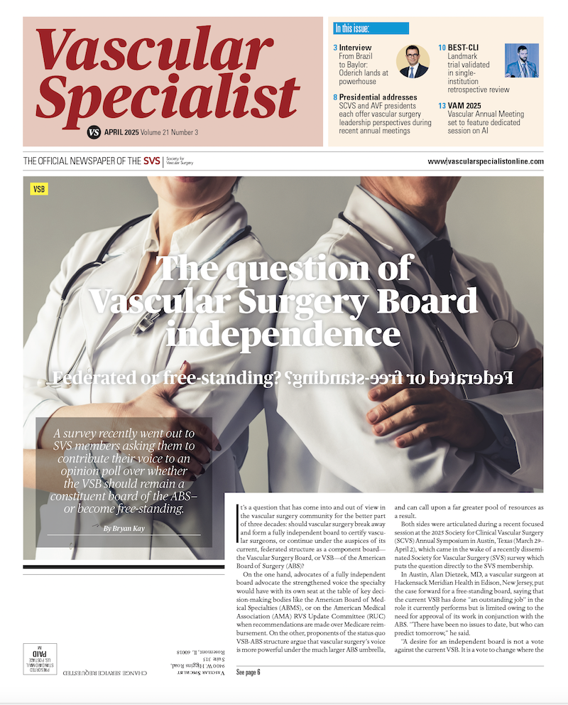 Vascular Specialist–April 2025